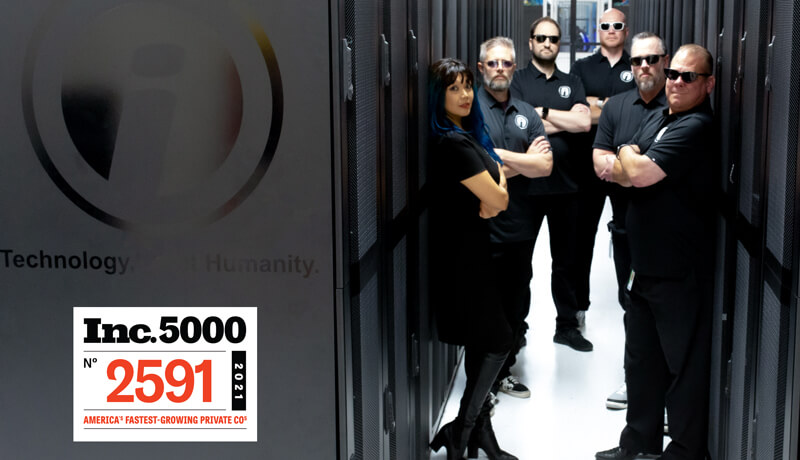 Opus Interactive Executive Leadership Team in Datacenter Cage